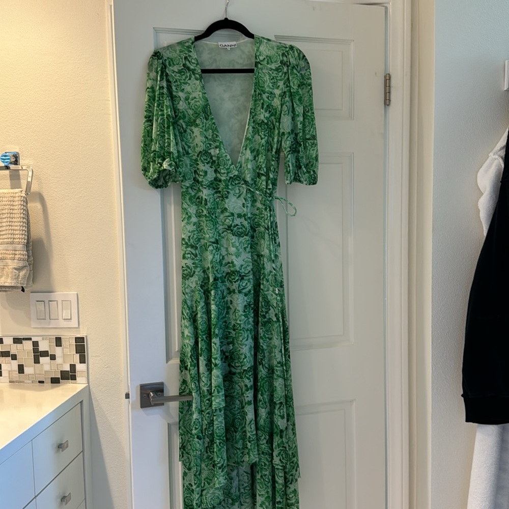 Ganni floral print dress - Picture 7 of 10